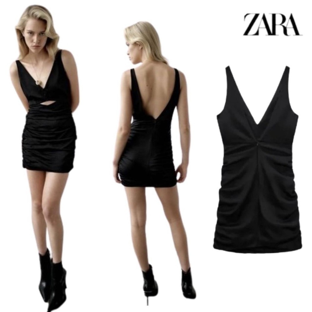 Zara Black Cut Out Mini Dress

#1146